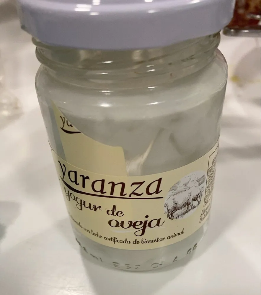 Yogur de oveja