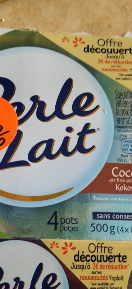 Perle de lait coco