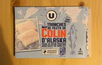Tranches de filets de Colin D’alaska