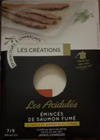 Eminces de saumon fumé
