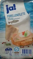 Forellenfilets ohne Haut wacholdergeräuchert