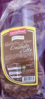 Gallette di riso con cioccolato al latte