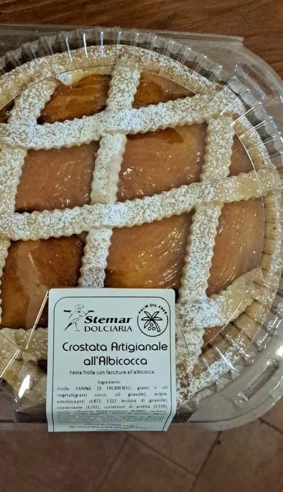 Crostata artigianale all'albicocca