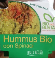 Hummus bio con spinaci