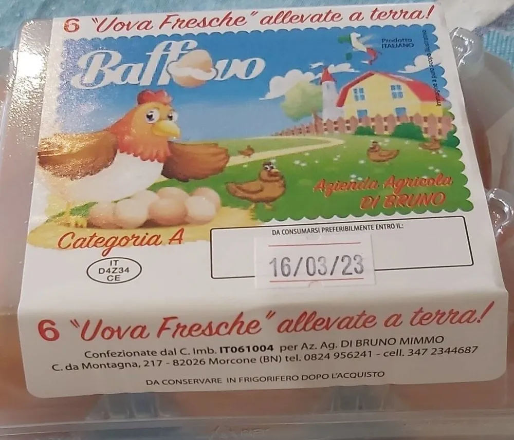 Uova allevate a terra