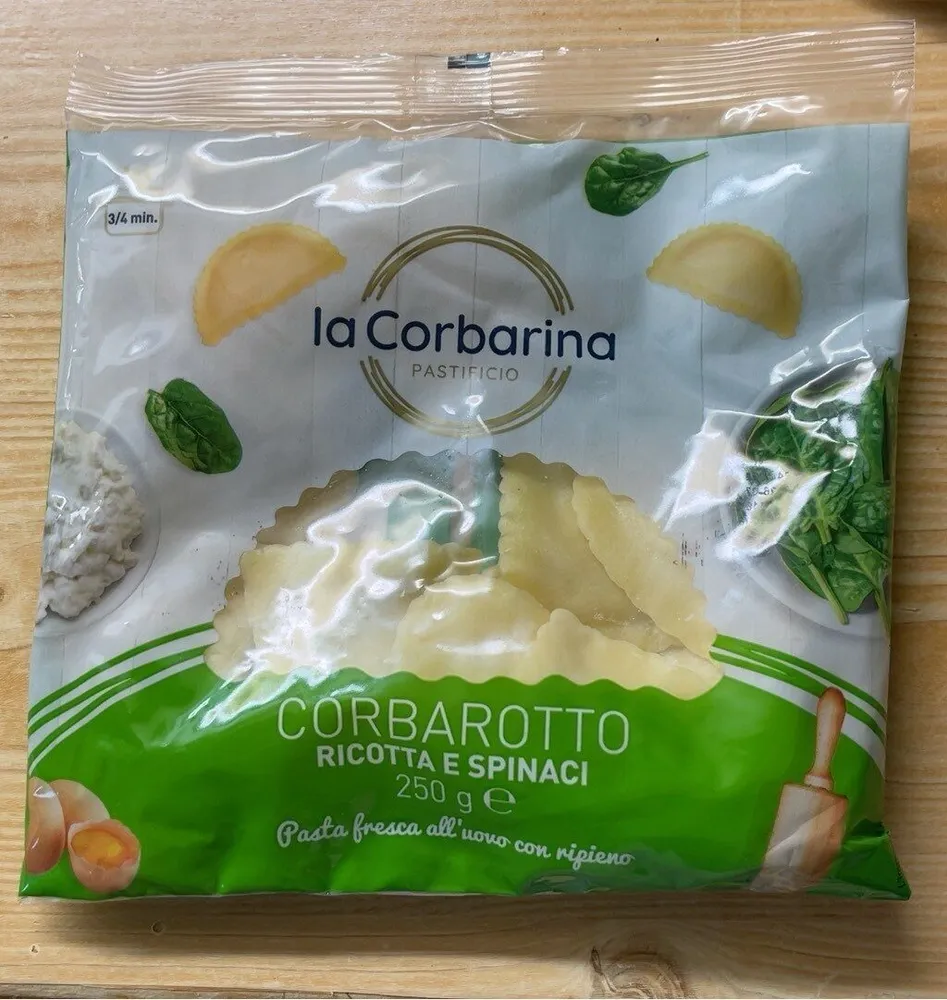 Corbarotto ricotta e spinaci