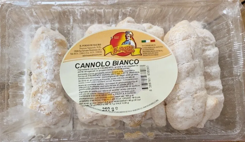 Cannolo bianco - il forno di Mauro