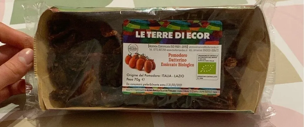 Pomodoro datterino essiccato