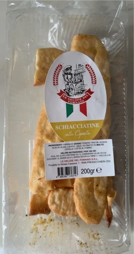 Schiacciatine alle cipolle