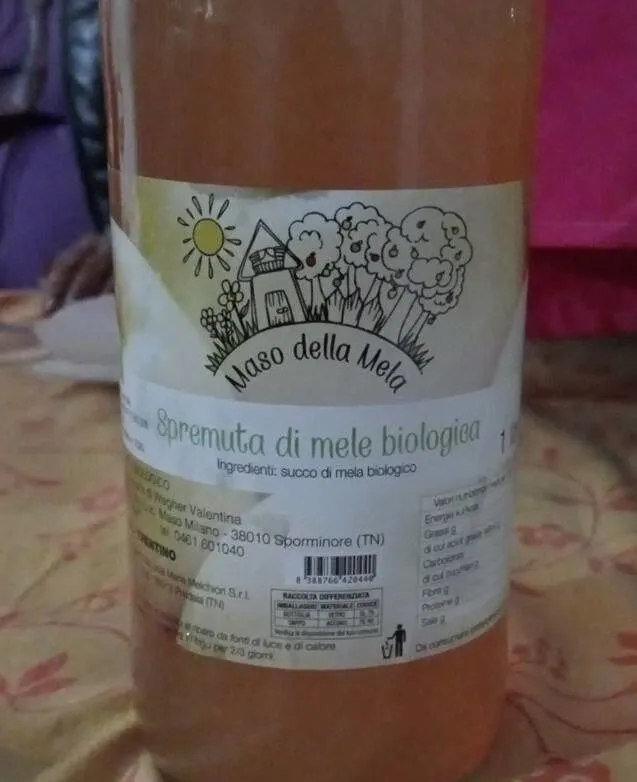 Spremuta di mele biologica