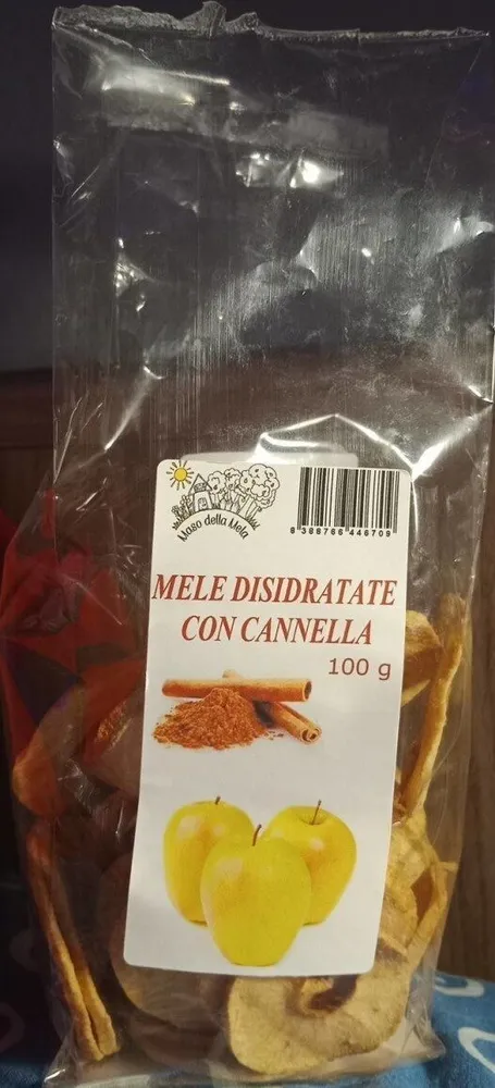 Mele disidratate con cannella