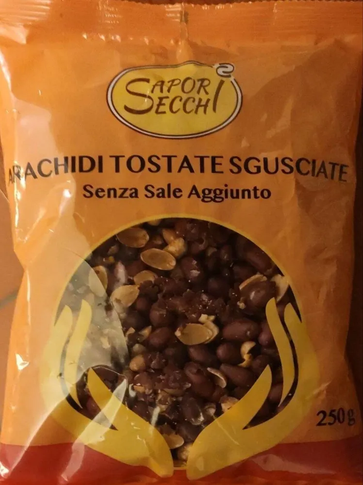Arachidi tostate sgusciate