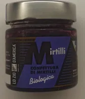 Confettura di mirtilli biologica