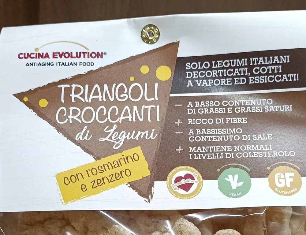 TRIANGOLI CROCCANTI di Legumi