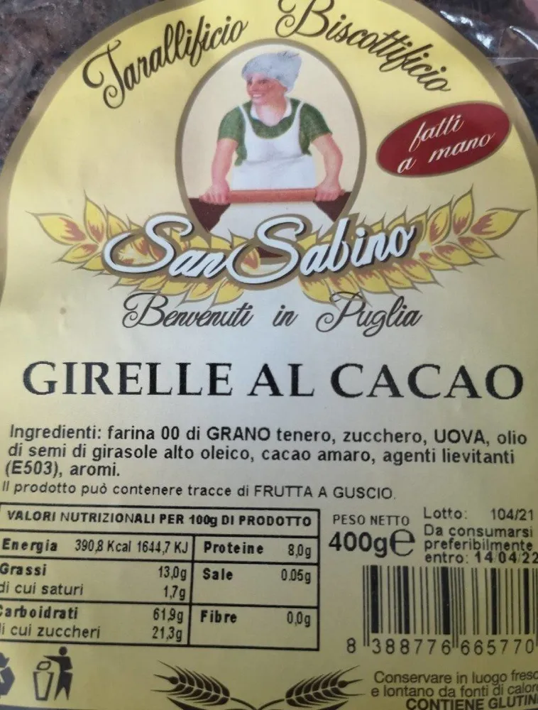 Girelle al cacao
