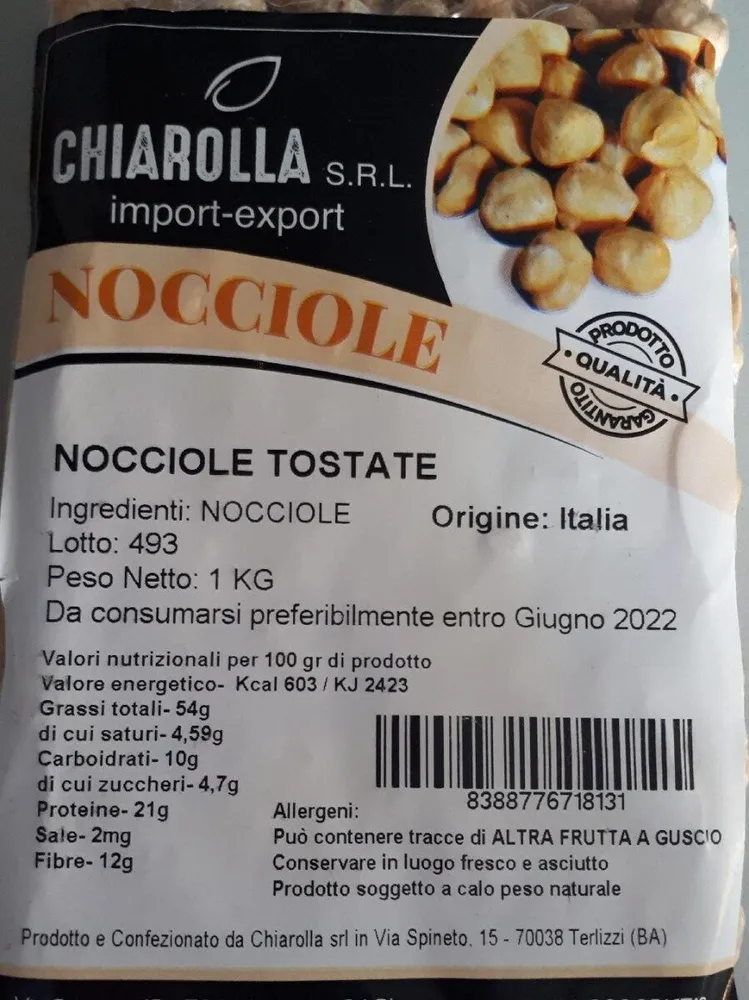 Nocciole tostate