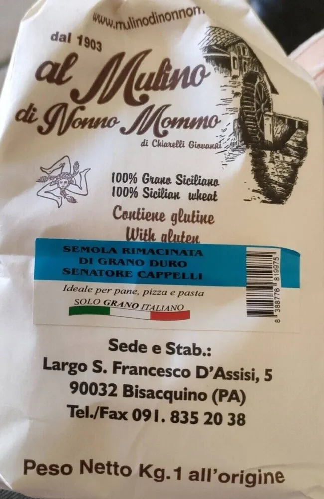 Semola rimacinata di grano duro