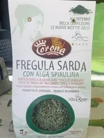 Fregula sarda con alga spirulina