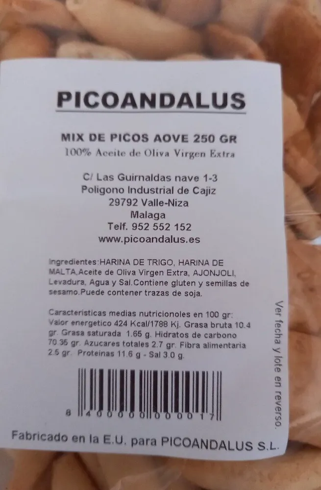 Mix de picos aove