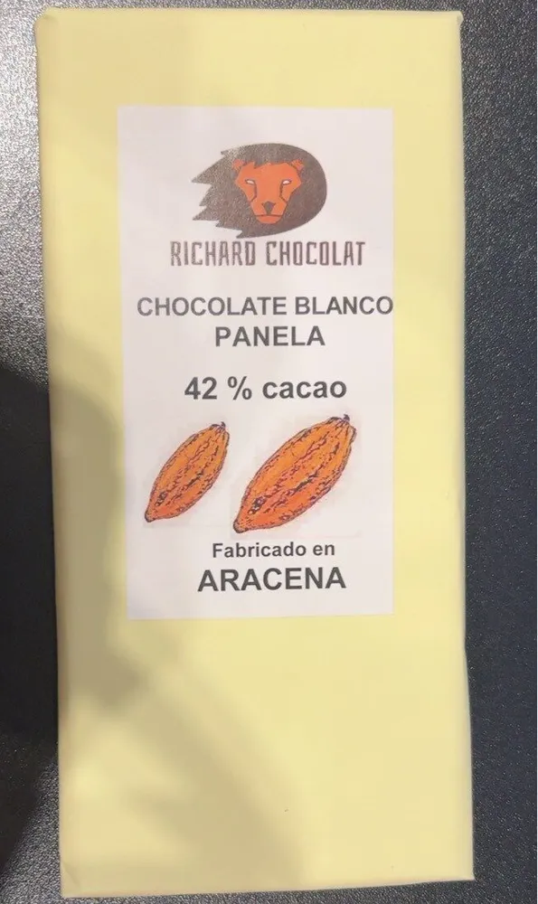Chocolate Blanco Panela 42% cacao