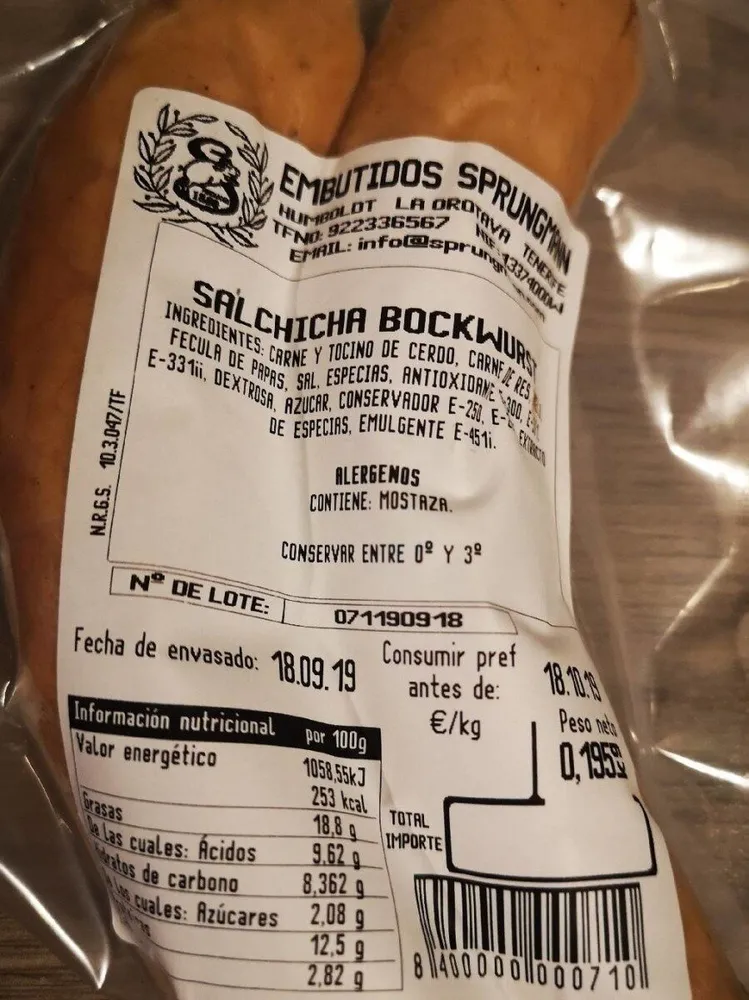 Salchicha bockwurst