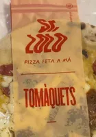 Pizza fresca de tomatitos
