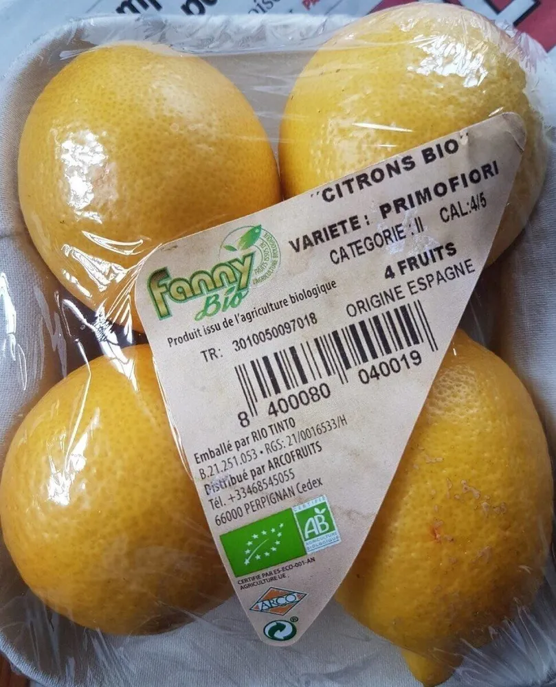 Citrons bio