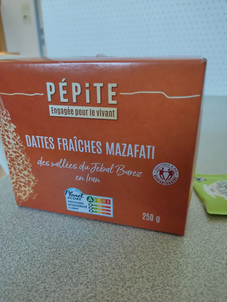 Dattes fraîches Mazafati