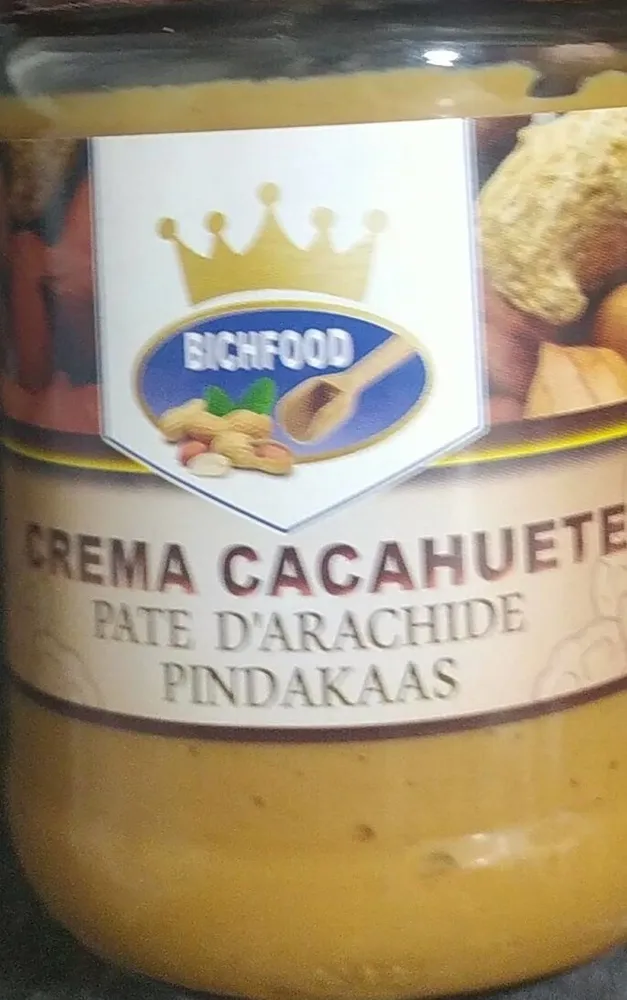 Crema de cacahuate