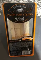 Sandwich jamón york y queso