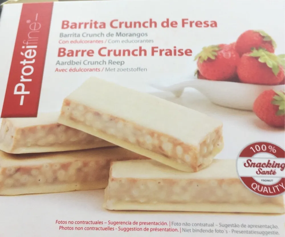 Barre crunch fraise