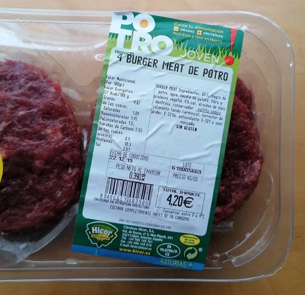 4 BURGER MEAT DE POTRO