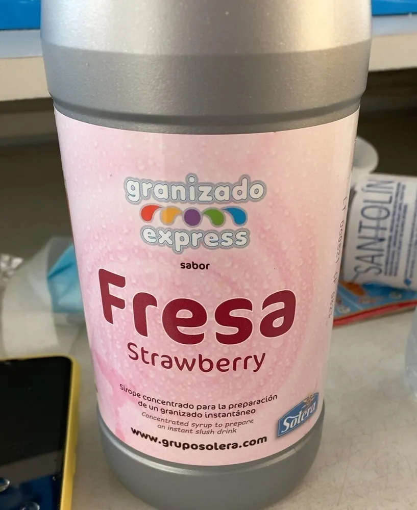 Sirope Fresa