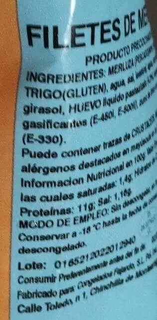 Filete de merluza al huevo