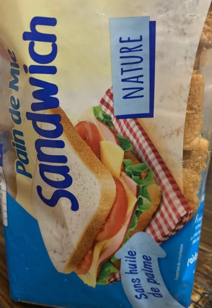 Pain de mie sandwich