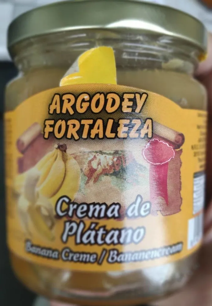 Crema de plátano