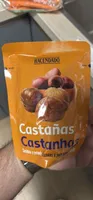 Castañas cocidas y peladas