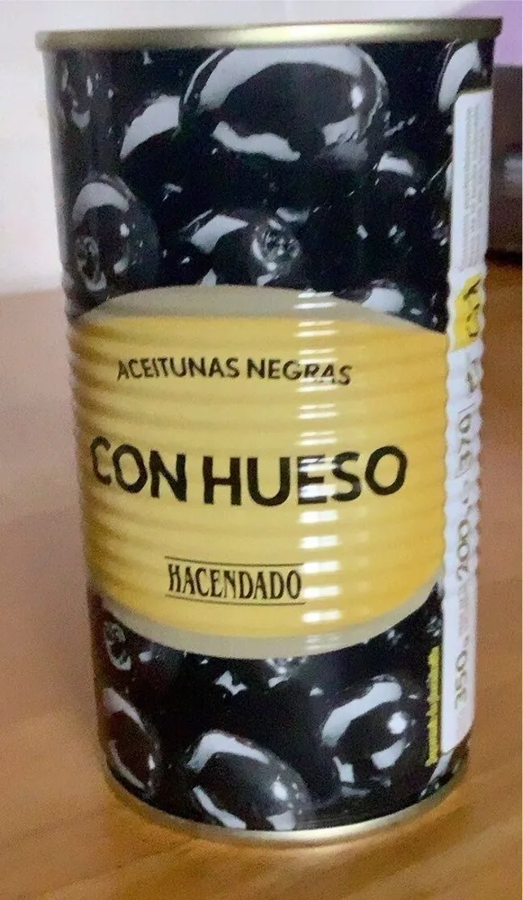 Aceitunas Negras Con Hueso