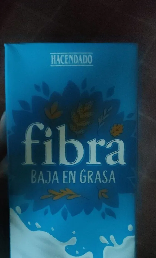 Leche fibra baja en grasa