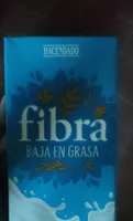 Leche fibra baja en grasa
