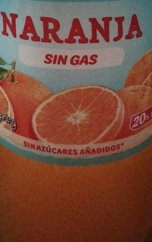 Naranja sin gas