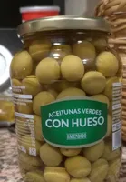 Aceitunas verdes con hueso