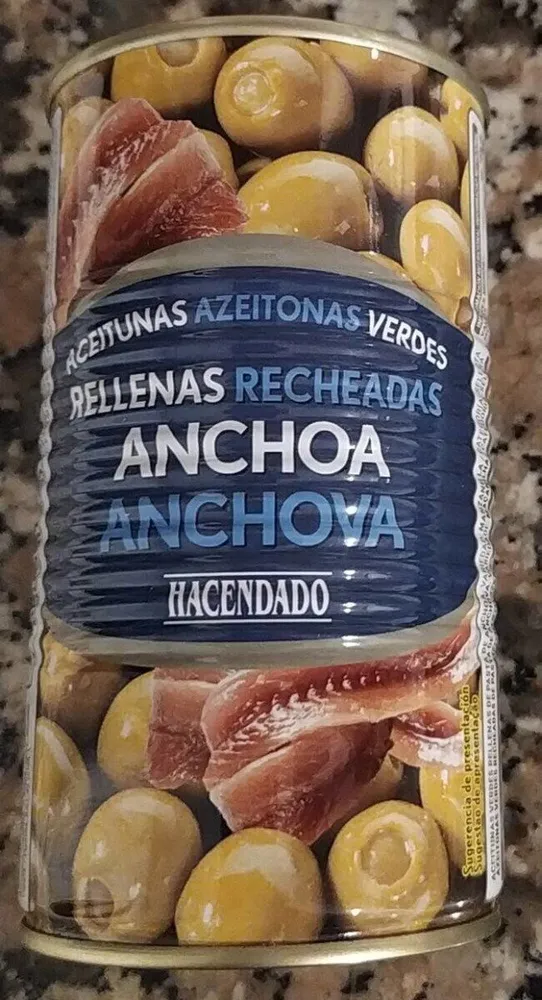 Aceitunas Verdes Rellenas de Anchoa