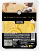 Pasta rellena de parmigiano reggiano y trufa