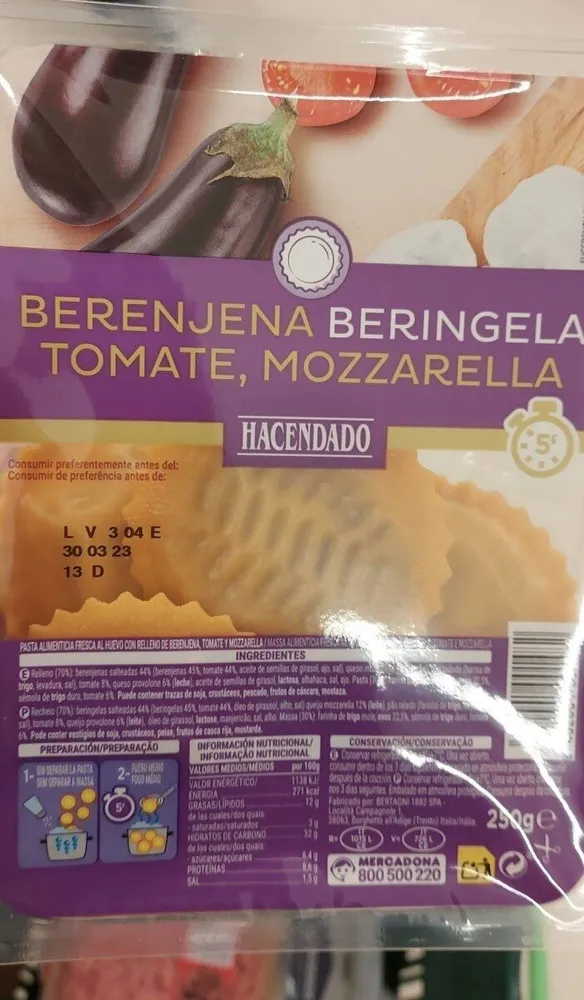 Pasta berenjena