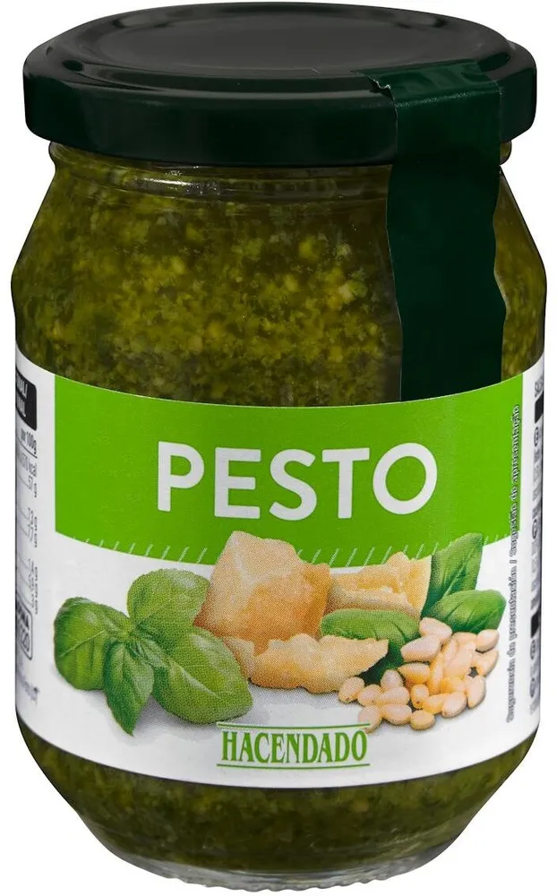 Salsa pesto con albahaca