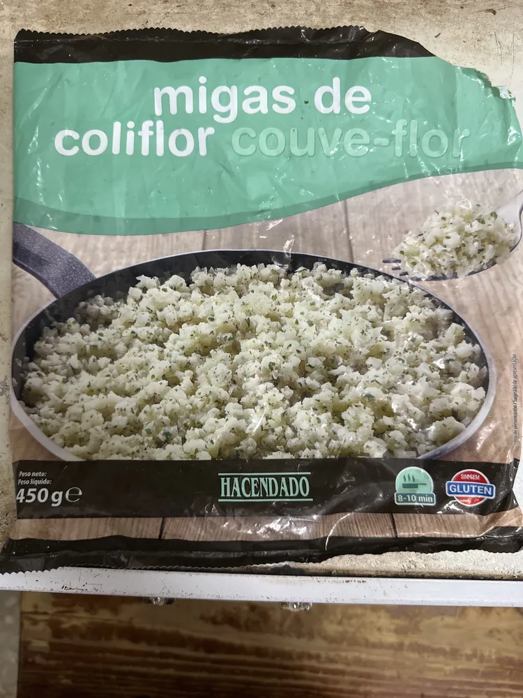 Migas de coliflor