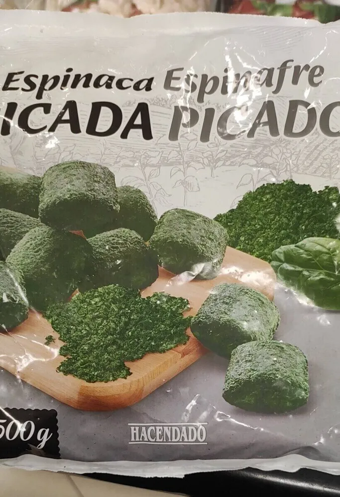 Espinaca picada