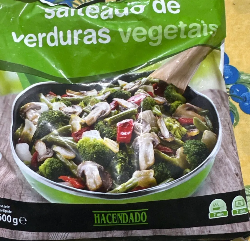 Salteado de verduras