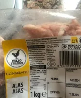 Alas de pollo congeladas